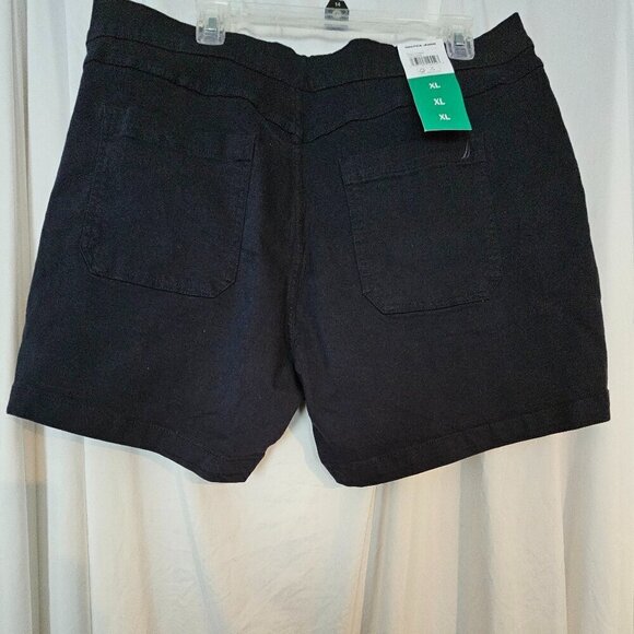Nautica Jeans Women's Navy‎ Blue Casual Shorts Size XL NWT - Picture 3 of 8